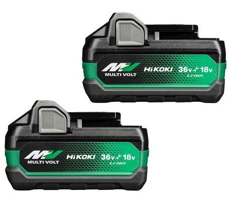 HiKoki BSL36B18X MULTI VOLT Li-ion akkumulátor, 36V, 4.0 Ah = 18V, 8.0Ah, 2 db/csomag termék fő termékképe