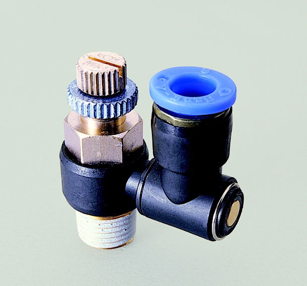 Rectus fojtó-visszacsapószelep, elforgatható, 6mm x M5 termék fő termékképe