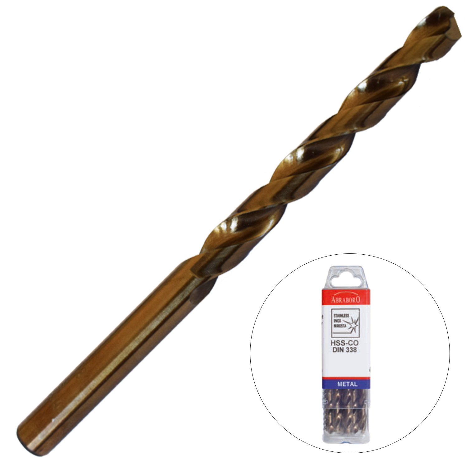 Abraboro 6.6 x 101 / 63 mm HSS-Co fémcsigafúró X-Pack, 10 db/csomag termék fő termékképe