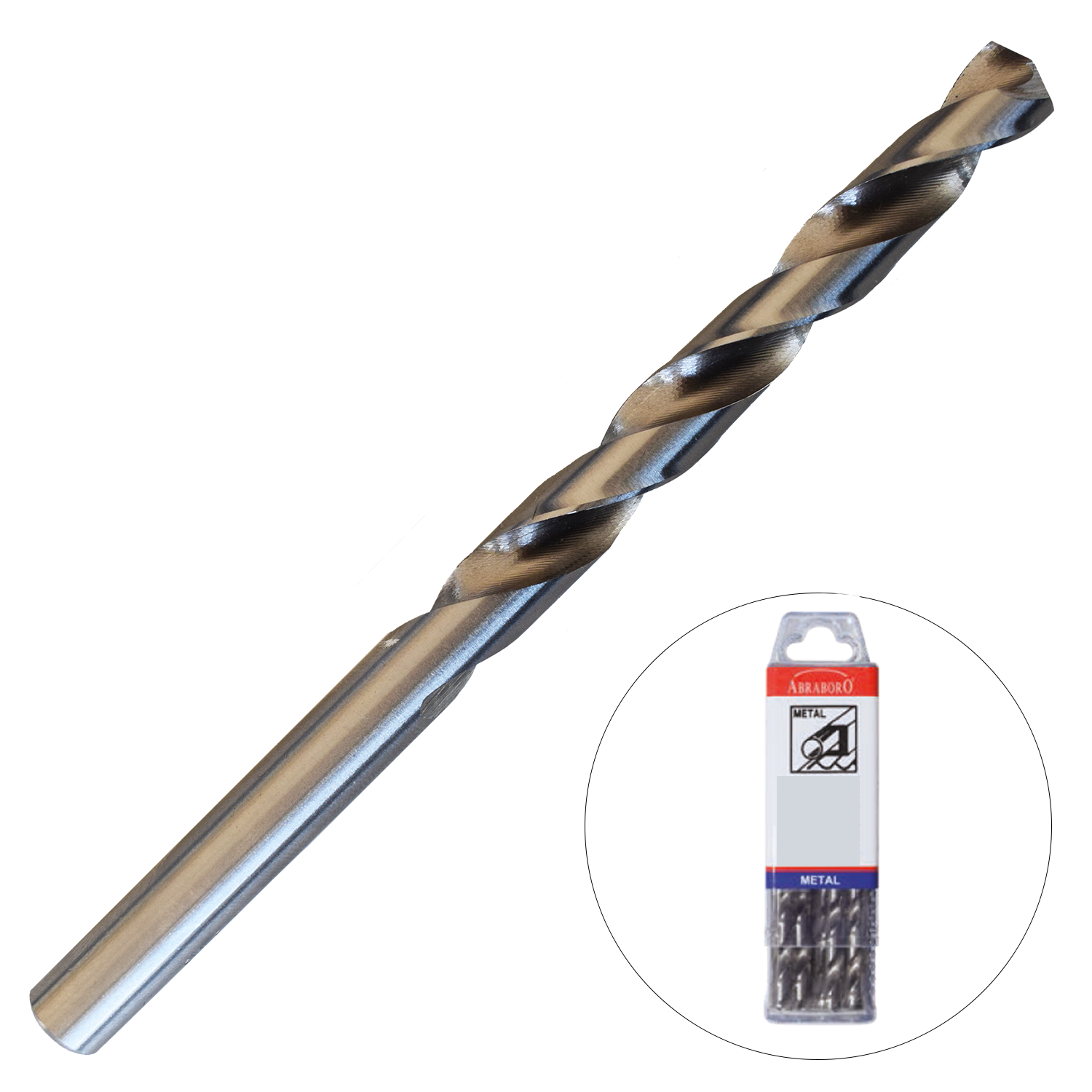 Abraboro 4.3 x 80 / 47 mm HSS-GS fémfúró X-Pack, 10 db/csomag termék fő termékképe