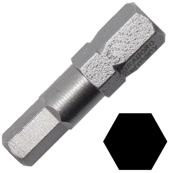 Abraboro 6 x 25 mm hatszög (imbusz) SUPRA bit, 10 db/csomag termék fő termékképe