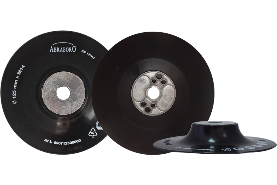 Abraboro 125 x M14 műanyag tányér fibertárcsához termék fő termékképe