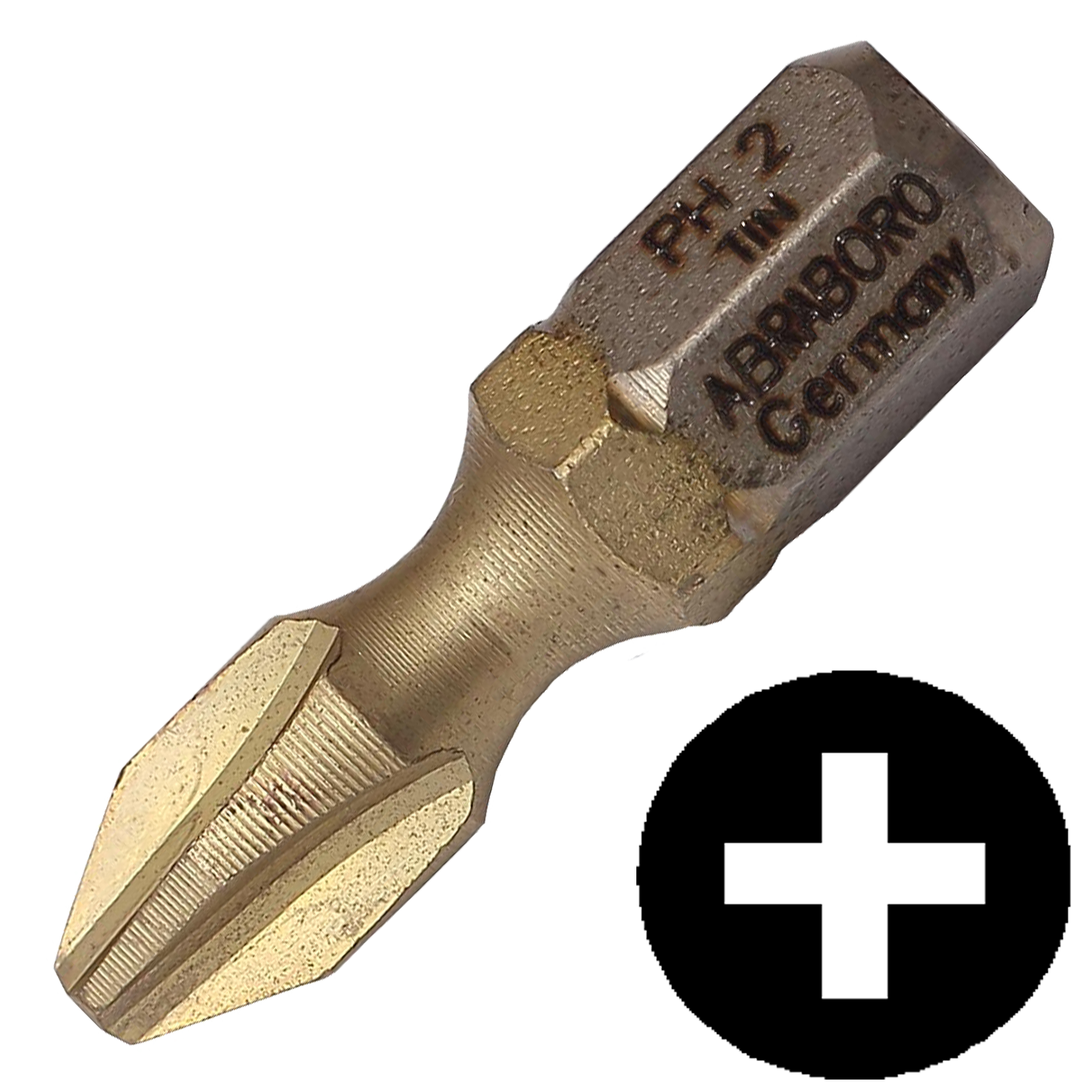 Abraboro PH 2 x 25 mm Phillips SUPRA-TIN bit, 10 db/csomag termék fő termékképe