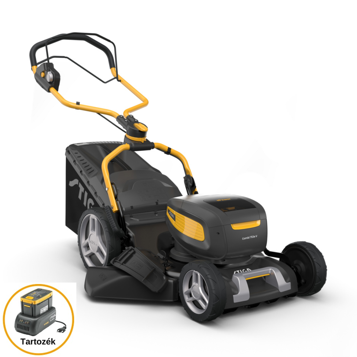 STIGA COMBI 753e V Kit akkumulátoros fűnyíró (akkumulátorral és töltővel) termék fő termékképe