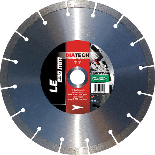 Diatech LE gyémánt vágótárcsa termék fő termékképe