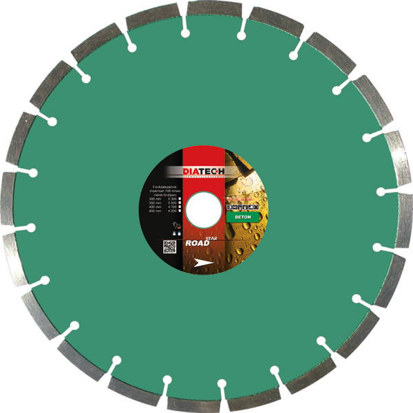 Diatech ROAD STAR Beton gyémánt vágótárcsa termék fő termékképe