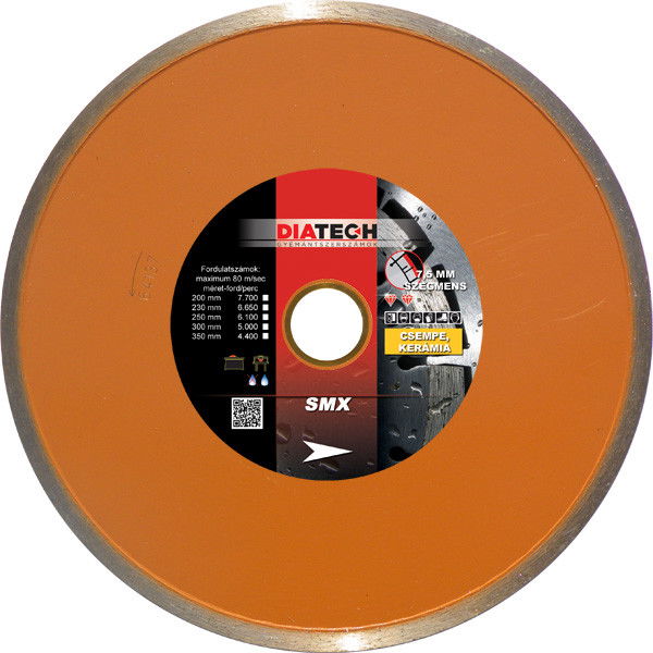 Diatech SMX gyémánt vágótárcsa termék fő termékképe