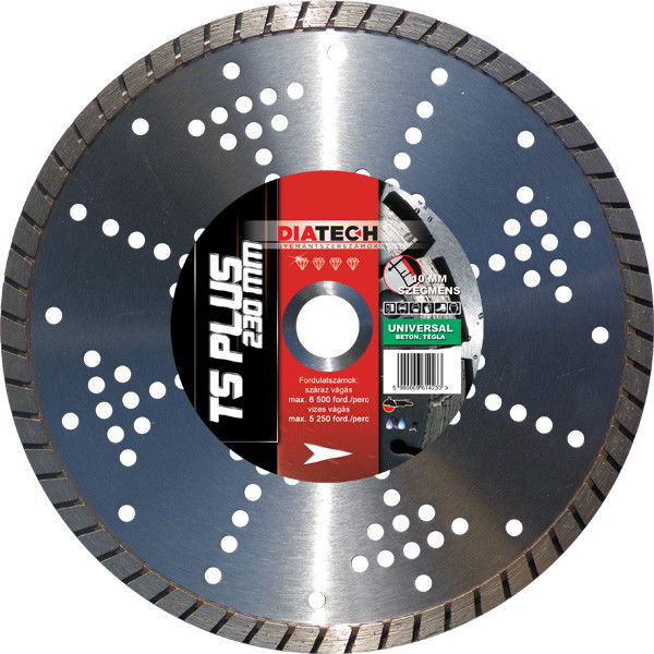 Diatech TS+ gyémánt vágótárcsa termék fő termékképe