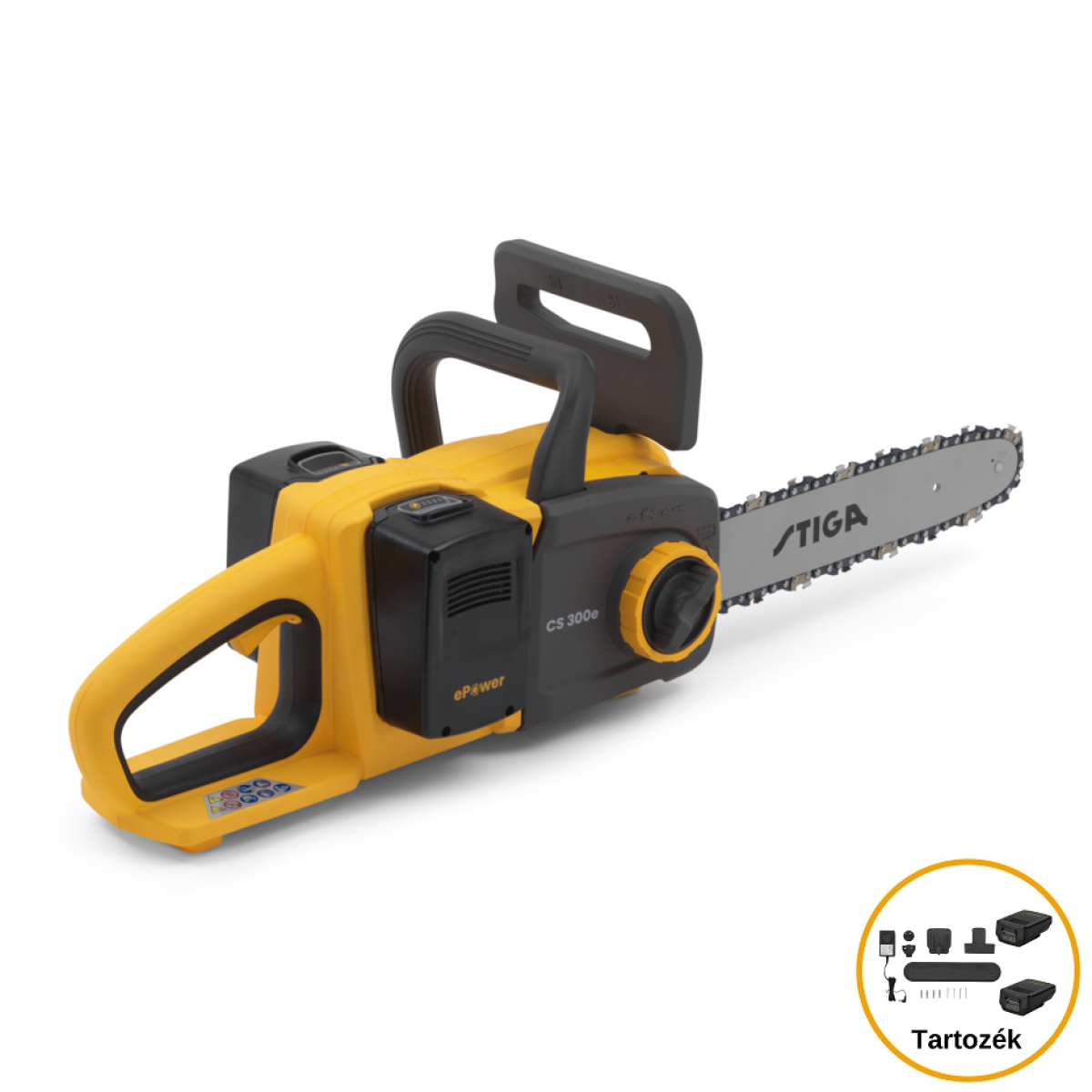 STIGA CS 300e Kit akkumulátoros láncfűrész (akkumulátor és töltő tartozék) termék fő termékképe