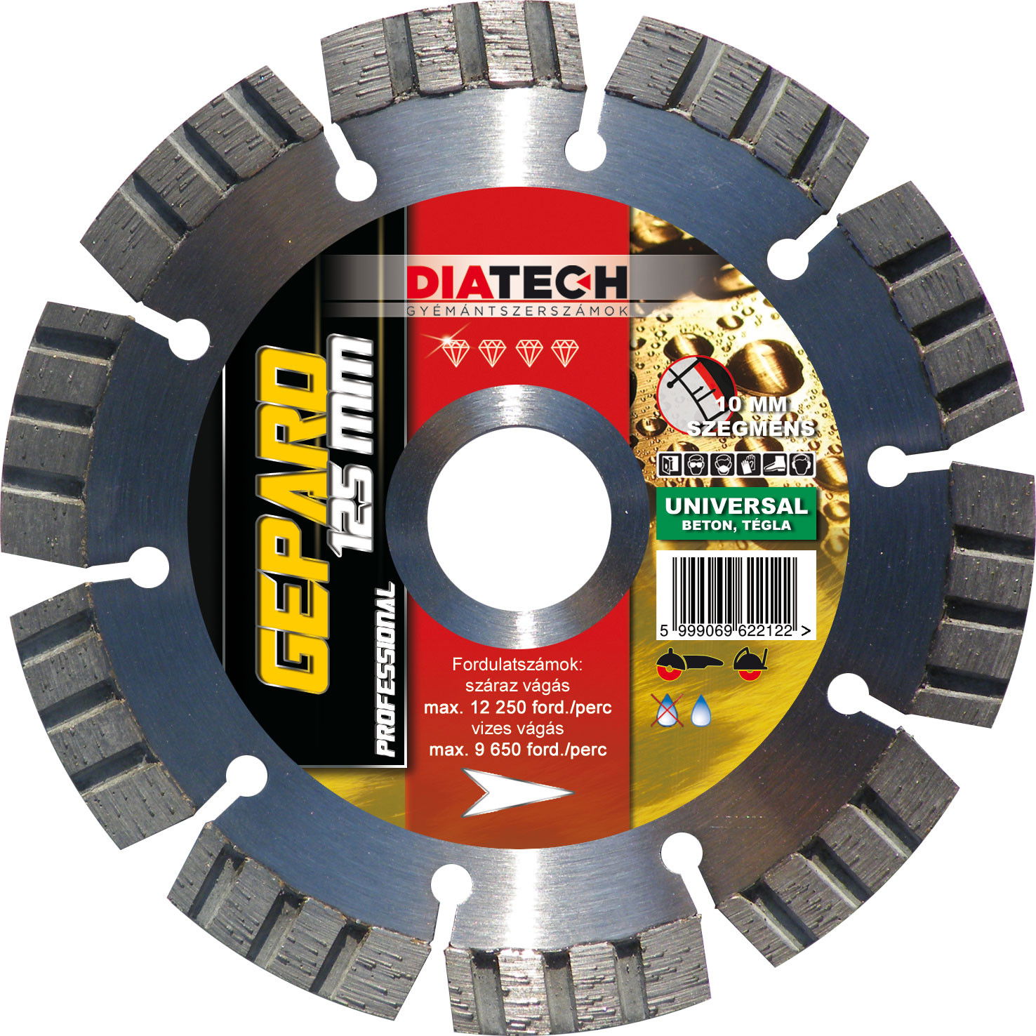 Diatech GEPARD gyémánt vágótárcsa termék fő termékképe