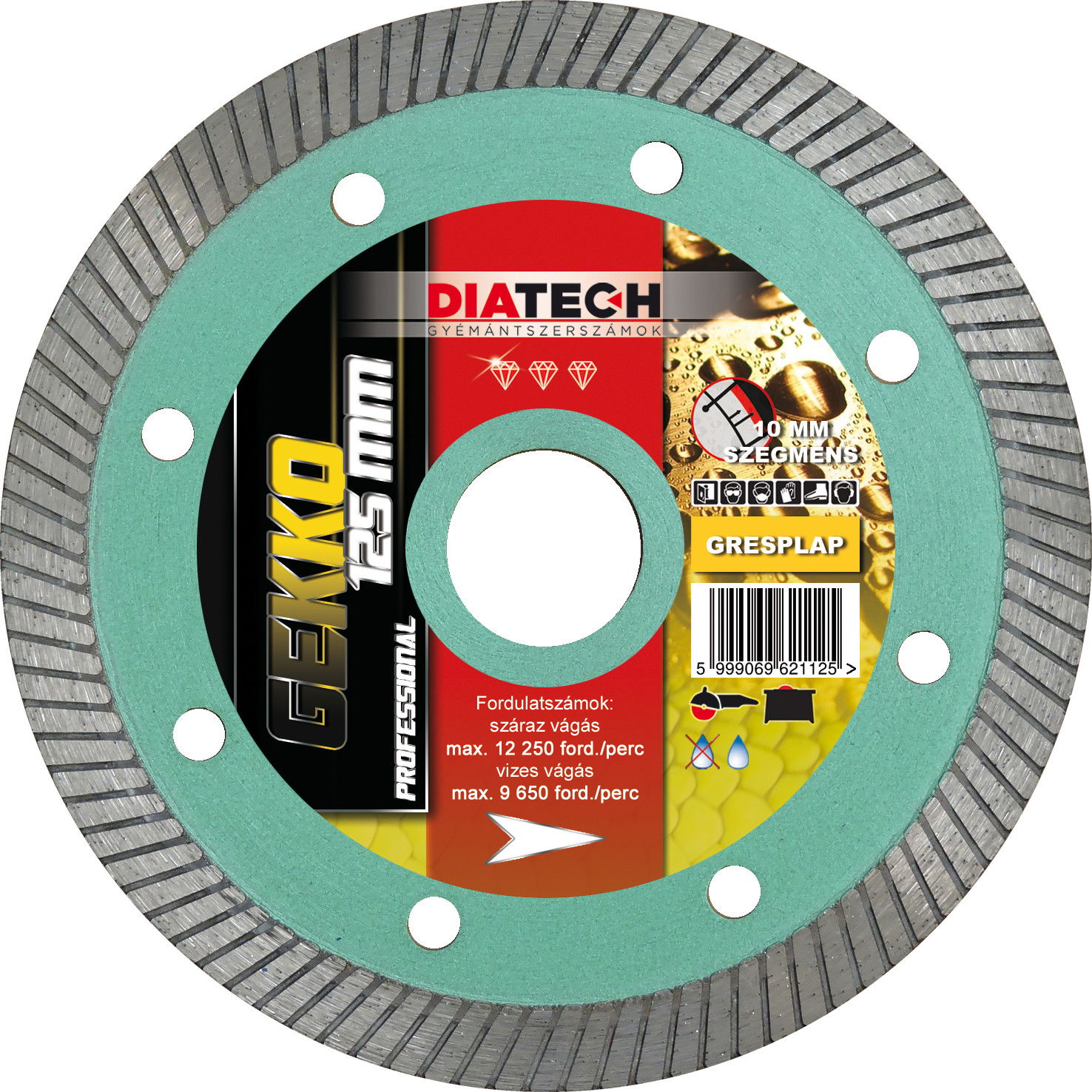 Diatech GEKKO gyémánt vágótárcsa termék fő termékképe