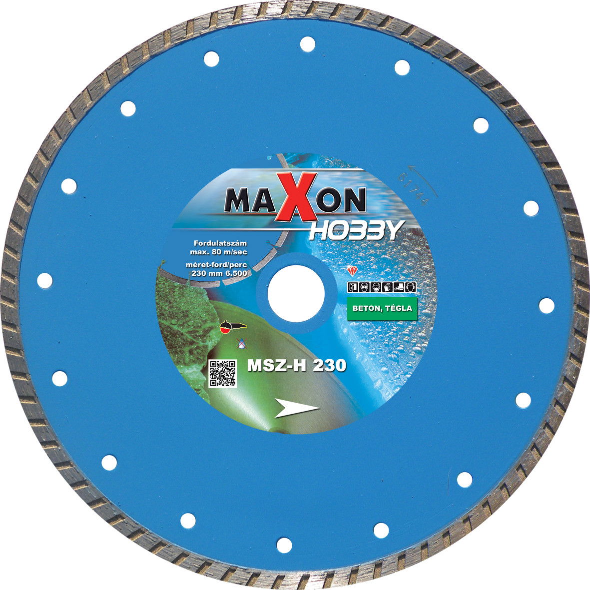 MAXON Hobby 150x22,2mm turbó gyémánt vágótárcsa termék fő termékképe