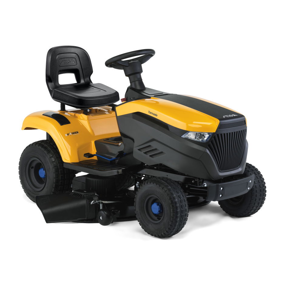 STIGA TORNADO 7108e akkumulátoros oldalkidobós fűnyíró traktor termék fő termékképe