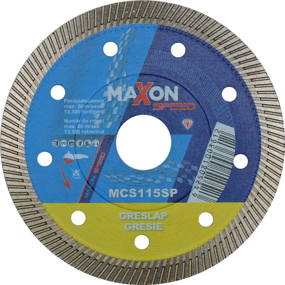 MAXON SPEED csempe gyémánt vágótárcsa termék fő termékképe