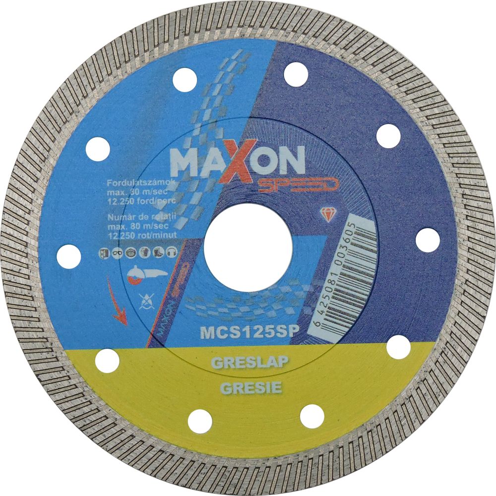 MAXON SPEED csempe gyémánt vágótárcsa termék fő termékképe