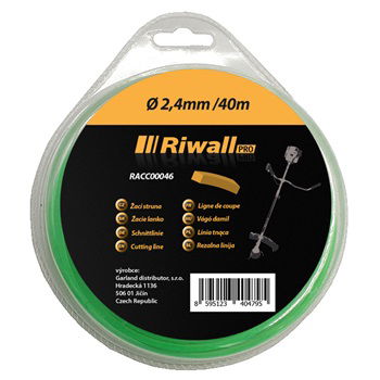 RIWALL DAMIL 2,4 MM, HOSSZ 40M, SZÖGLETES termék fő termékképe