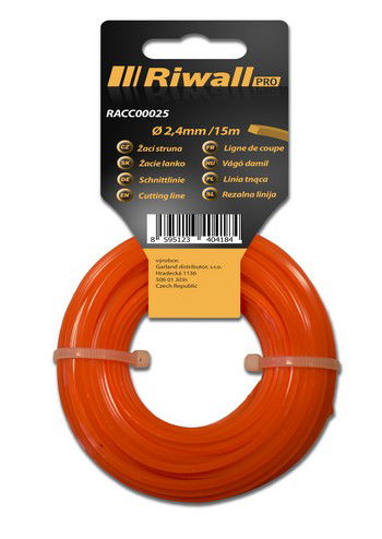 RIWALL DAMIL 2,4 MM, HOSSZ 15M, SZÖGLETES termék fő termékképe