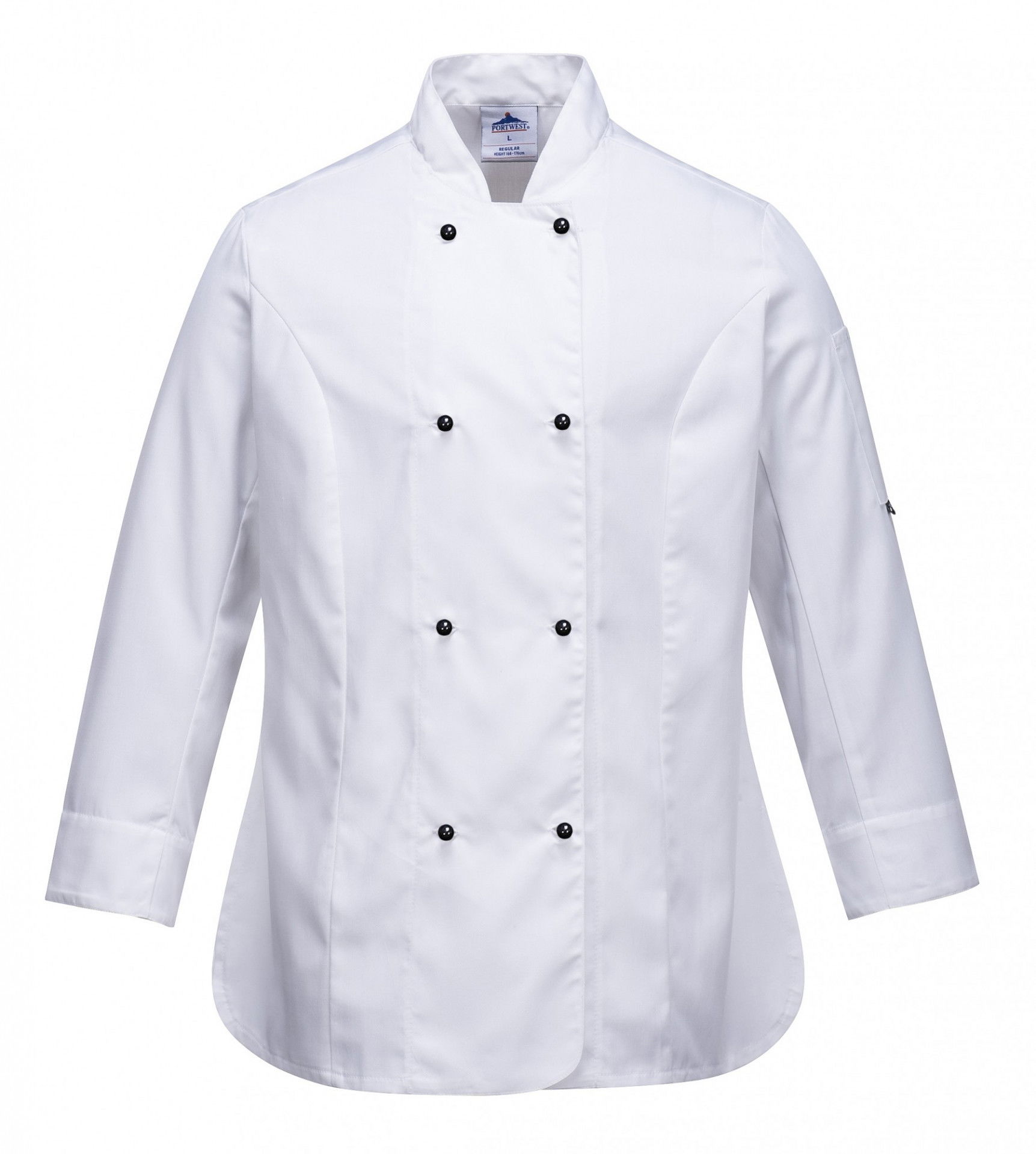Portwest C837 - Rachel hosszú ujjú női séfkabát L/S, fehér termék fő termékképe